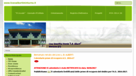 What Liceoalbertiminturno.it website looked like in 2017 (6 years ago)