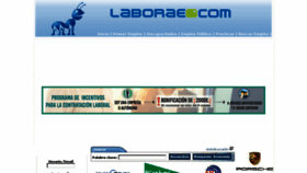 What Laborae.com website looked like in 2017 (6 years ago)