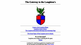 What Laughton.com website looked like in 2017 (6 years ago)
