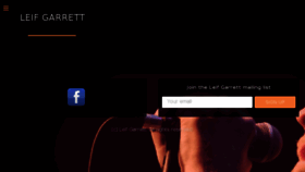 What Leifgarrett.net website looked like in 2017 (6 years ago)