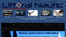 What Littoral-nautic.fr website looked like in 2017 (6 years ago)