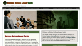 What Lawyer4criminaldefense.com website looked like in 2017 (6 years ago)