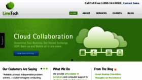 What Limetechsolutions.com website looked like in 2017 (6 years ago)