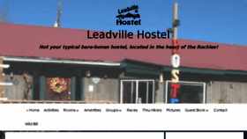 What Leadvillehostel.com website looked like in 2017 (6 years ago)