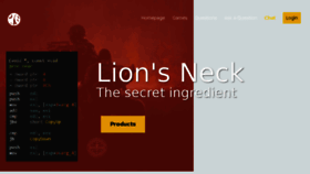 What Lionsneck.com website looked like in 2017 (6 years ago)