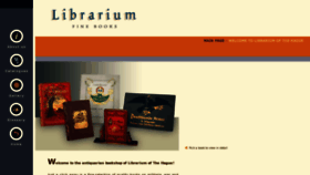 What Librarium.nl website looked like in 2017 (6 years ago)
