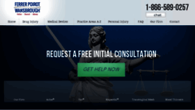 What Lawyerworks.com website looked like in 2017 (8 years ago)