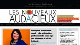 What Lesnouveauxaudacieux.com website looked like in 2017 (6 years ago)