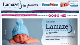 What Lamaze.com website looked like in 2017 (6 years ago)
