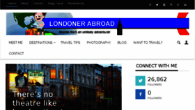 What Londonerabroad.com website looked like in 2017 (6 years ago)