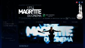 What Lesmagritteducinema.com website looked like in 2017 (6 years ago)