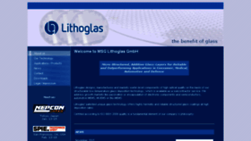 What Lithoglas.de website looked like in 2017 (6 years ago)