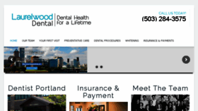 What Laurelwooddental.com website looked like in 2017 (6 years ago)