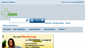 What Lysano.de website looked like in 2017 (6 years ago)