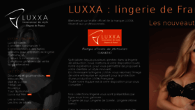 What Luxxaofficialwebsite.com website looked like in 2017 (6 years ago)