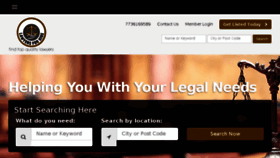 What Lawyersforhire.com website looked like in 2017 (6 years ago)