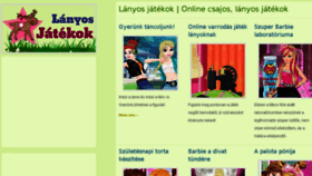 What Lanyos-jatekok.hu website looked like in 2017 (6 years ago)