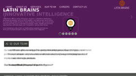 What Latinbrains.com website looked like in 2017 (6 years ago)