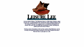 What Leisurelee.com website looked like in 2017 (6 years ago)