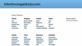 What Lokerlowongankerja.com website looked like in 2017 (6 years ago)