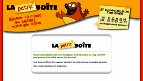 What Lapetiteboite-edition.fr website looked like in 2017 (6 years ago)