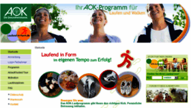 What Laufend-in-form.de website looked like in 2017 (6 years ago)