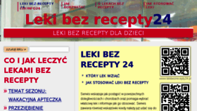 What Lekibezrecepty24.pl website looked like in 2017 (6 years ago)