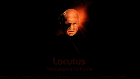 What Locutus.be website looked like in 2017 (6 years ago)