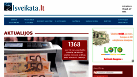 What Lsveikata.lt website looked like in 2017 (7 years ago)