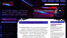 What Lemessagedivinatoire.fr website looked like in 2017 (6 years ago)