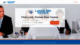 What Localjobscout.com website looked like in 2017 (6 years ago)