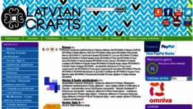 What Latviancrafts.lv website looked like in 2017 (6 years ago)