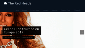 What Lesredheads.com website looked like in 2017 (6 years ago)