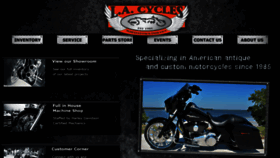 What Lacycles.com website looked like in 2017 (6 years ago)