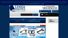 What Lineanauticaservices.com website looked like in 2017 (6 years ago)