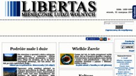 What Libertas.pl website looked like in 2017 (6 years ago)