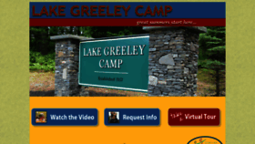 What Lakegreeley.com website looked like in 2017 (6 years ago)