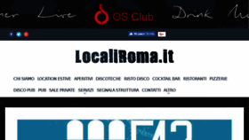 What Localiroma.it website looked like in 2017 (6 years ago)