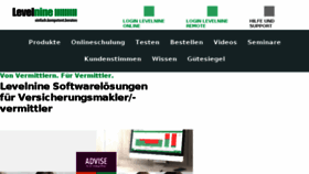 What Levelnine.de website looked like in 2017 (6 years ago)