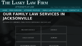 What Laskylawfirm.com website looked like in 2017 (6 years ago)