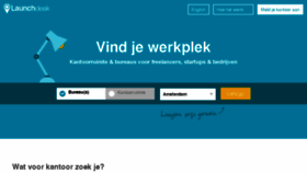 What Launchdesk.nl website looked like in 2017 (6 years ago)