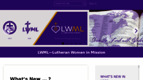 What Lwml.org website looked like in 2017 (6 years ago)