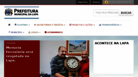 What Lapa.pr.gov.br website looked like in 2017 (6 years ago)