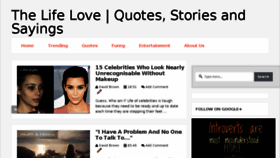 What Lifeloveqoutes.blogspot.com website looked like in 2017 (6 years ago)