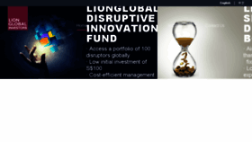 What Lionglobalinvestors.com website looked like in 2017 (6 years ago)