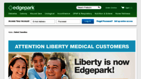 What Libertymedical.com website looked like in 2017 (6 years ago)
