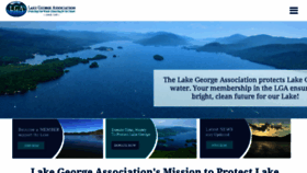 What Lakegeorgeassociation.org website looked like in 2017 (6 years ago)