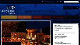 What Lexingtoncenter.com website looked like in 2017 (6 years ago)