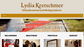 What Lydia-kretschmer.de website looked like in 2017 (6 years ago)
