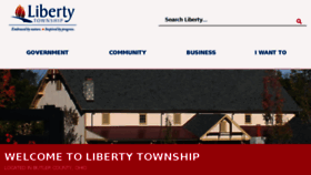 What Liberty-township.com website looked like in 2017 (6 years ago)